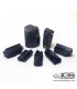 گردنبند سنگ تورمالین سیاه راف Tourmaline بدون زنجیر و بند