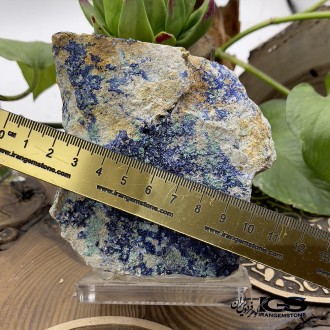 سنگ آزوریت بدون تراش دکوری Azurite