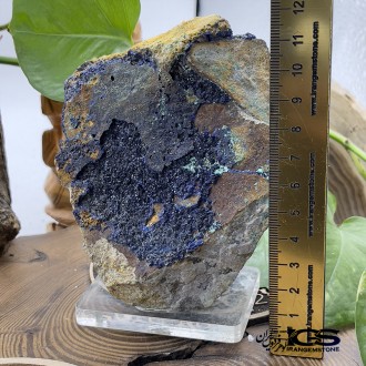 سنگ آزوریت بدون تراش دکوری Azurite