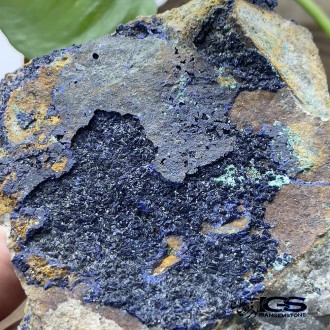 سنگ آزوریت بدون تراش دکوری Azurite