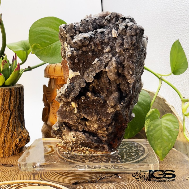 سنگ کوارتزدودی راف ایرانی دکوری کلکسیونی Smoky Quartz