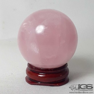 گوی سنگ رز کوارتز
