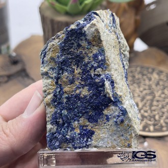 سنگ آزوریت بدون تراش دکوری Azurite