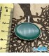 گردنبند سنگ عقیق سبز بدون زنجیر agate