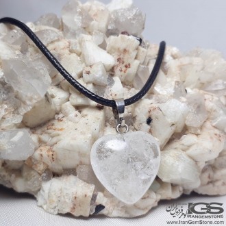 سنگ طرح قلب کریستال کوارتز