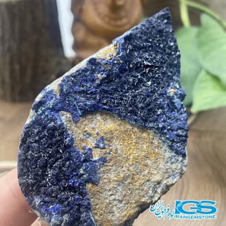سنگ آزوریت بدون تراش دکوری Azurite