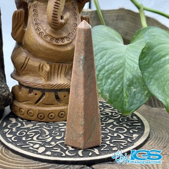 سنگ جاسپر منشور  پرانیک انرژی درمانی jasper