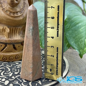 سنگ جاسپر منشور  پرانیک انرژی درمانی jasper