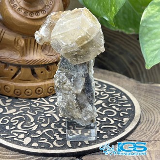 سنگ فلوریت زرد راف  بلور کلکسیونی fluorite