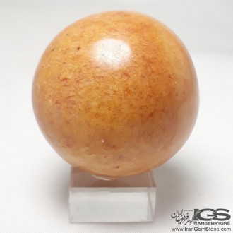 گوی سنگ جید زرد