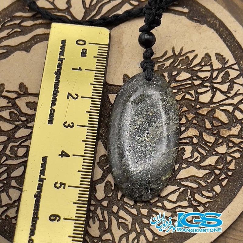 گردنبند سنگ خورشید سان استون یا بندمکرومه  sunstone