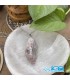 گردنبند سنگ لپیدولیت راف  بدون زنجبرLepidolite
