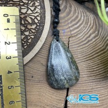 گردنبند سنگ خورشید سان استون با بندمکرومه  sunstone
