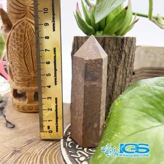 سنگ جاسپر منشور  پرانیک انرژی درمانی jasper