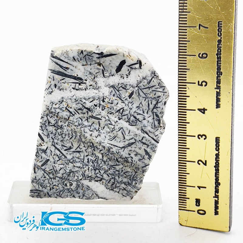 سنگ تورمالین کوارتز اسلایس دکوری