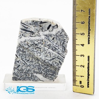 سنگ تورمالین کوارتز اسلایس دکوری