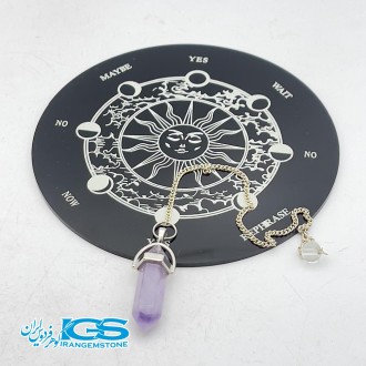 میز آونگ بله و خیر با شاقول کریستال آمیتیست