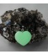 آویز طرح قلب گوهر شب چراغ Phosphorus stone