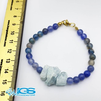 سنگ آکوامارین و سنگ عقیق آبی Aquamarine