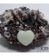 آویز طرح قلب گوهر شب چراغ Phosphorus stone