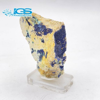 سنگ آزوریت بدون تراش دکوری Azurite
