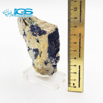 سنگ آزوریت بدون تراش دکوری Azurite