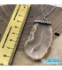 گردنبند سنگ عقیق کارنلین بدون زنجیر carnelian