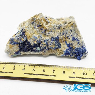 سنگ آزوریت بدون تراش دکوری