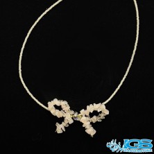 گردنبند سنگ رزکوارتز