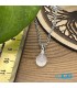 گردنبند طبیعی مون استون حجرالقمر یا سنگ ماه
