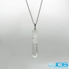 گردنبند سنگ کریستال کوارتز (درنجف)