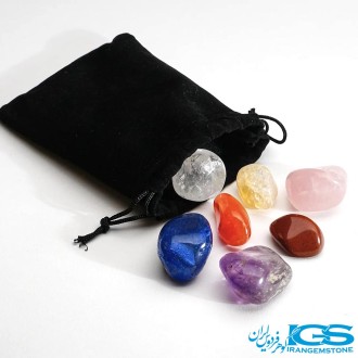 پکیج سنگ 7 چاکرا اصل دامله چاکرا