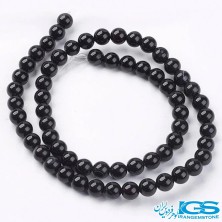 ریسه سنگ اونیکس عقیق سیاه