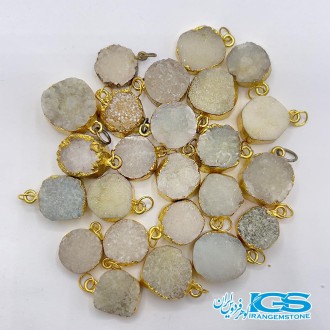 گردنبند سنگ راف کریستال کوارتز