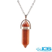 گردنبند منشور سنگ دلربا بدون زنجیر