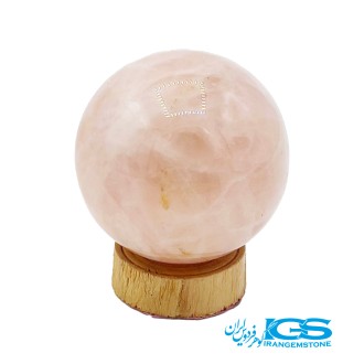 گوی سنگ رزکوارتز سایز 4