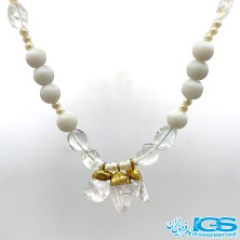 گردنبند سنگ  کریستال کوارتز