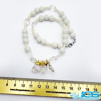 گردنبند سنگ  کریستال کوارتز