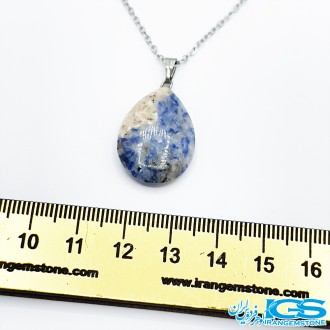 گردنبند سنگ سودالیت بدون زنجیر