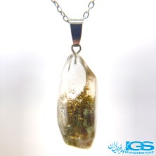 گردنبند سنگ کریستال کوارتز بدون زنجیر