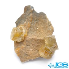 سنگ فلوریت زرد راف  بلور کلکسیونی