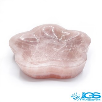 سنگ رزکوارتز  طرح گل کلکسیونی