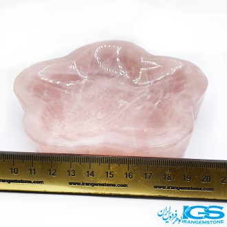 سنگ رزکوارتز  طرح گل کلکسیونی