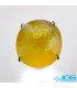 نگین سنگ یاقوت زرد برمه تراش جواهری
