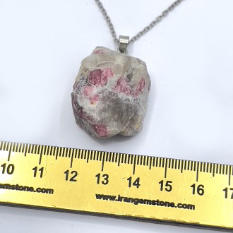 گردنبند یاقوت سرخ راف بدون زنجیر