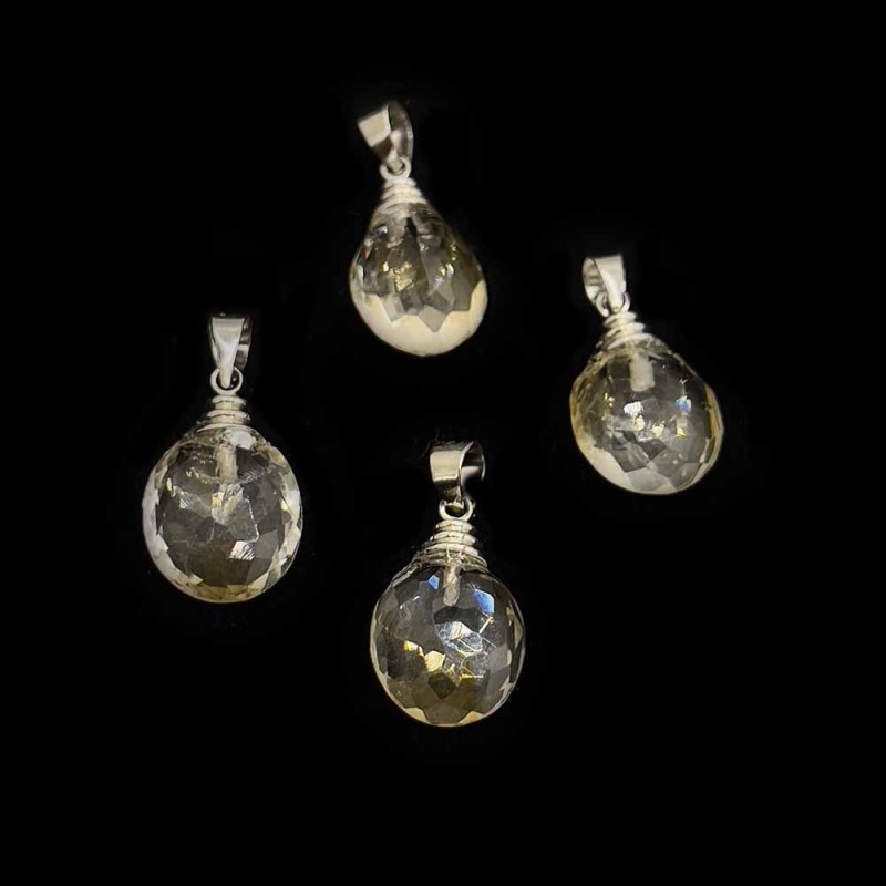 Faceted Citrine Gemstone Necklace