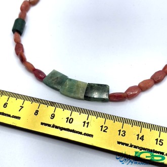 گردنبند یاقوت سرخ و زمرد