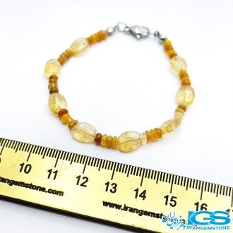 دستبند سیترین  جواهری