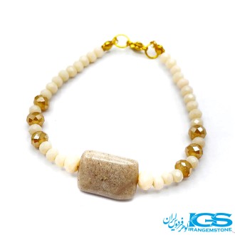 دستبند عقیق با سواروسکی