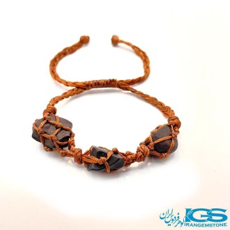 دستبند شهاب سنگ مکرومه بافی